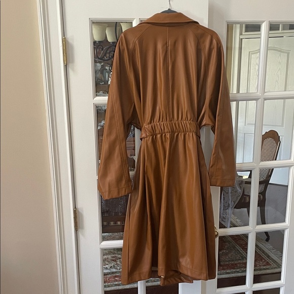 Women's Brown Trench Coat - Picture 3 of 9
